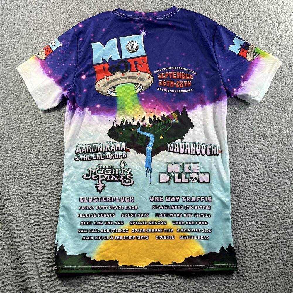 MoRoots Music Festival 2024 Jersey Medium Feed A Hippie Aaron Kamm Mike Dillon - Picture 2 of 8